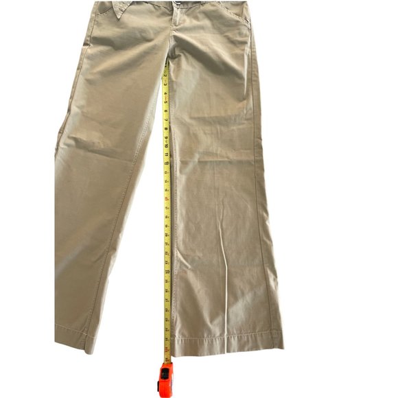 22 Khaki Wide Leg Pants with Self-Tie Belt Size 8 - Picture 7 of 9